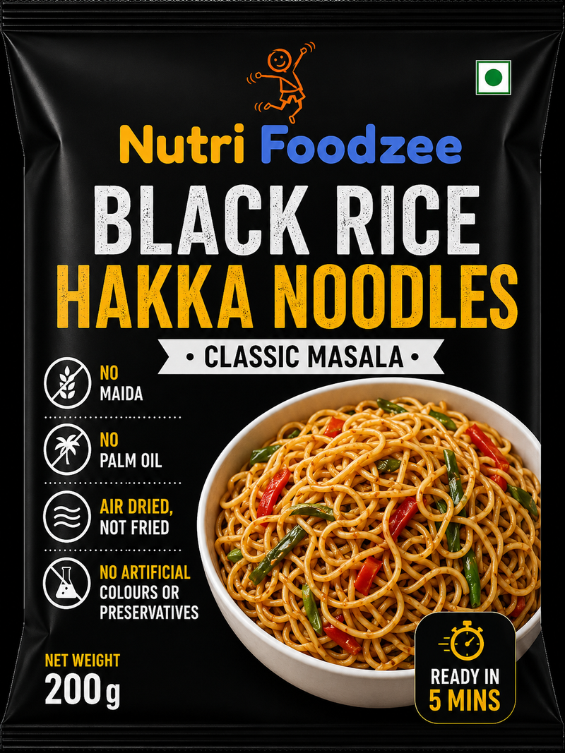 Black Rice Noodles (Pack of 1 - 200 gms)