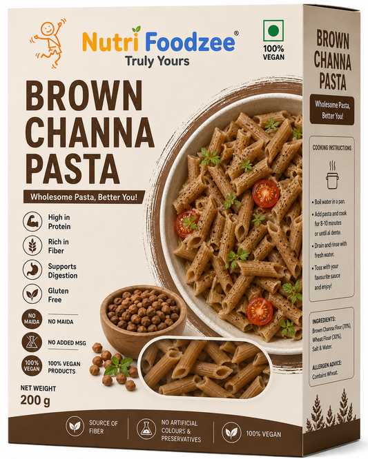 Brown Channa Penne Pasta (Pack of 1 - 200 gms)