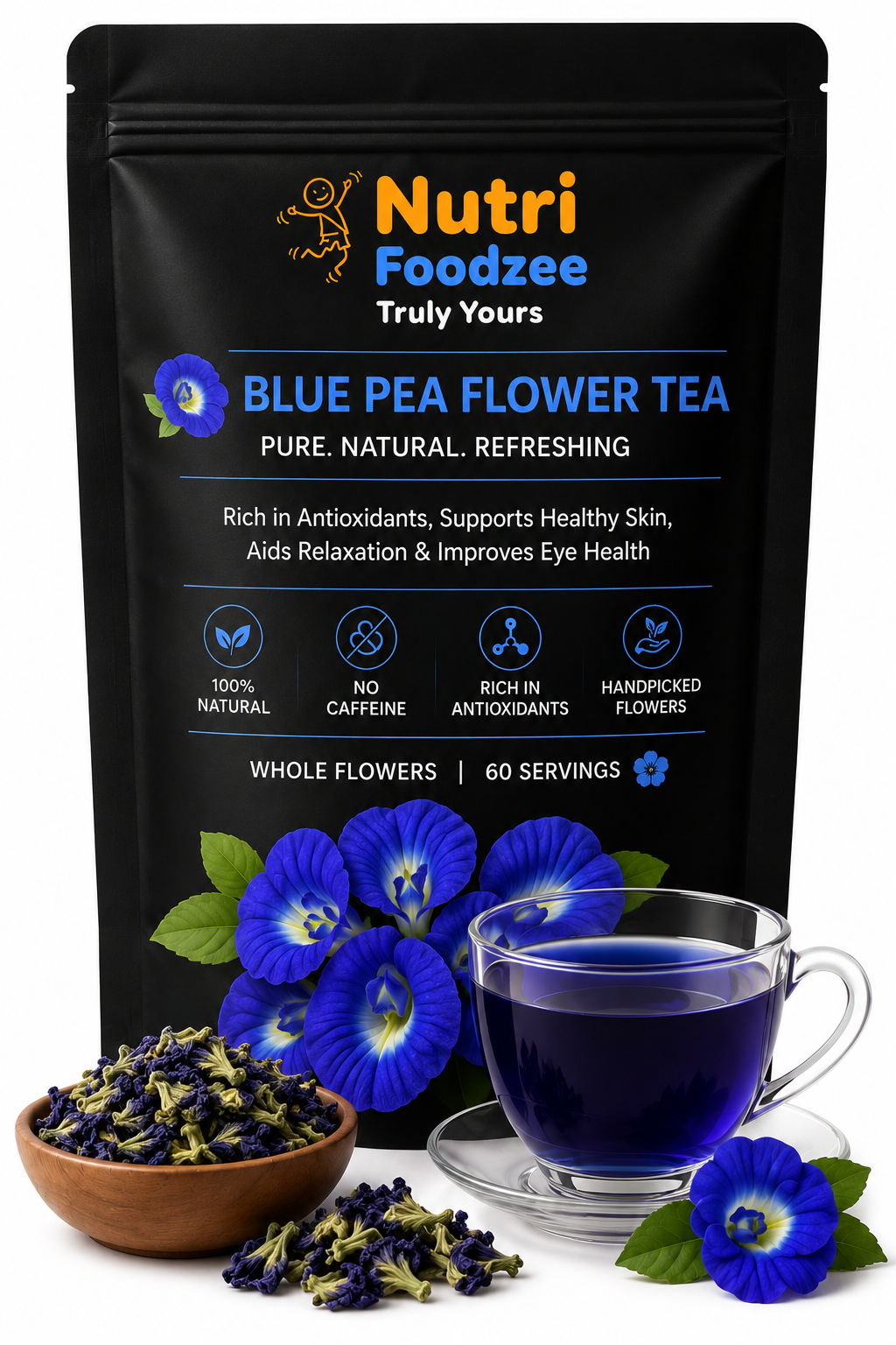 Blue pea tea buds (sangupoo buds)